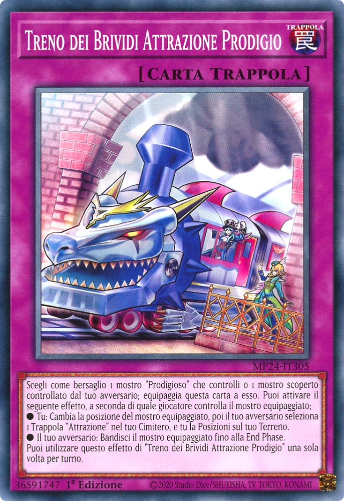 MP24-IT305 Treno dei Brividi Attrazione Prodigio comune 1a Edizione (IT) -NEAR MINT-