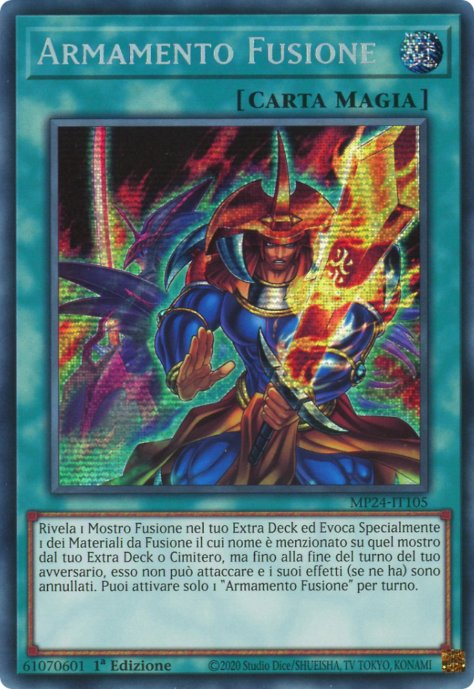 MP24-IT105 Armamento Fusione rara segreta prismatica 1a Edizione (IT) -NEAR MINT-