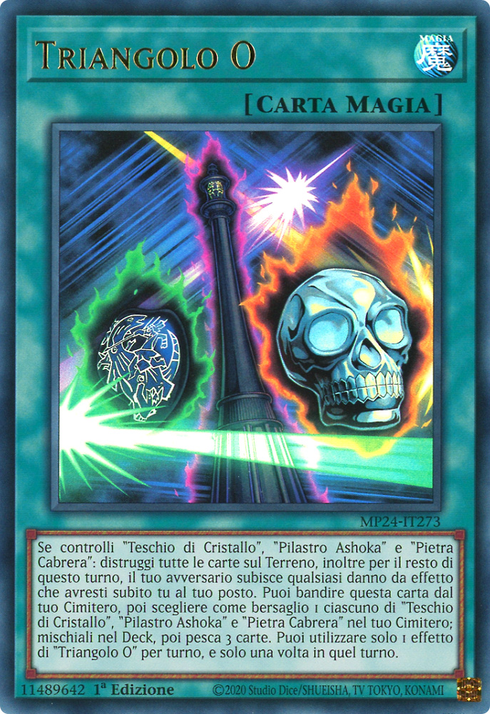 MP24-IT273 Triangolo O ultra rara 1a Edizione (IT) -NEAR MINT-