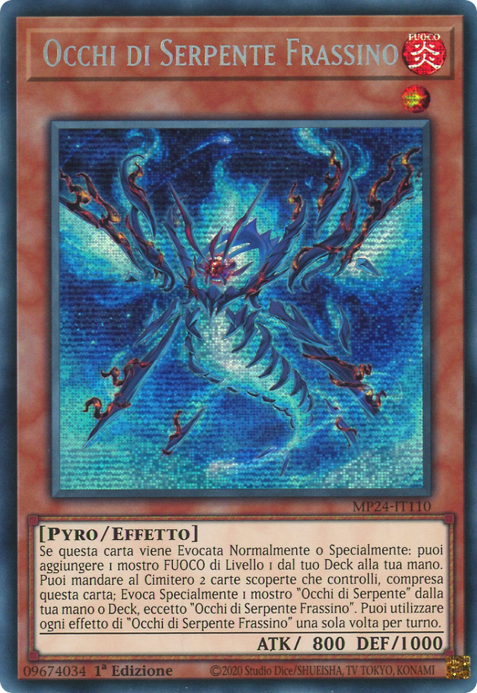 MP24-IT110 Occhi di Serpente Frassino rara segreta prismatica 1a Edizione (IT) -NEAR MINT-