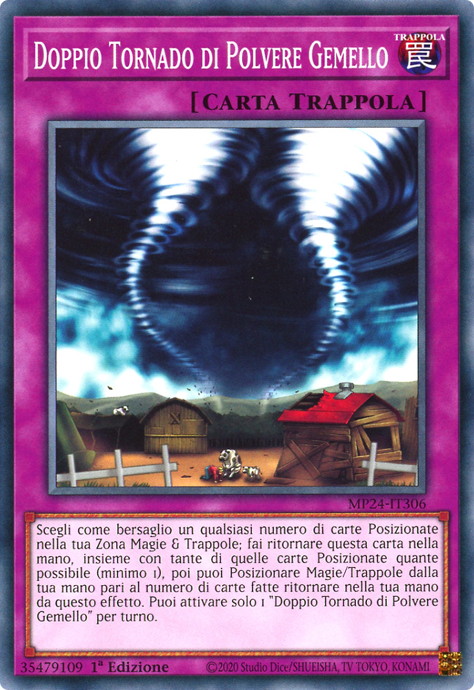 MP24-IT306 Doppio Tornado di Polvere Gemello comune 1a Edizione (IT) -NEAR MINT-