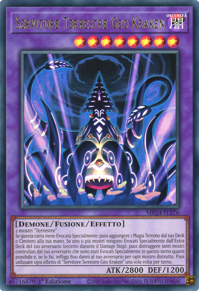MP24-IT276 Servitore Terrestre Geo Kraken ultra rara 1a Edizione (IT) -NEAR MINT-