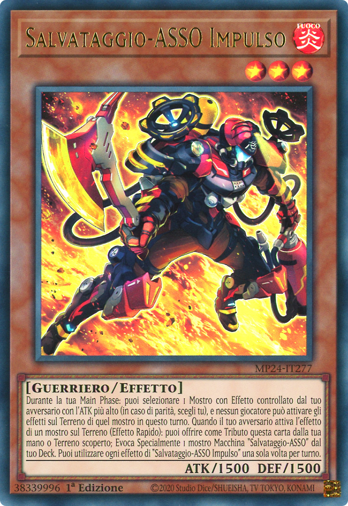 MP24-IT277 Salvataggio-ASSO Impulso ultra rara 1a Edizione (IT) -NEAR MINT-
