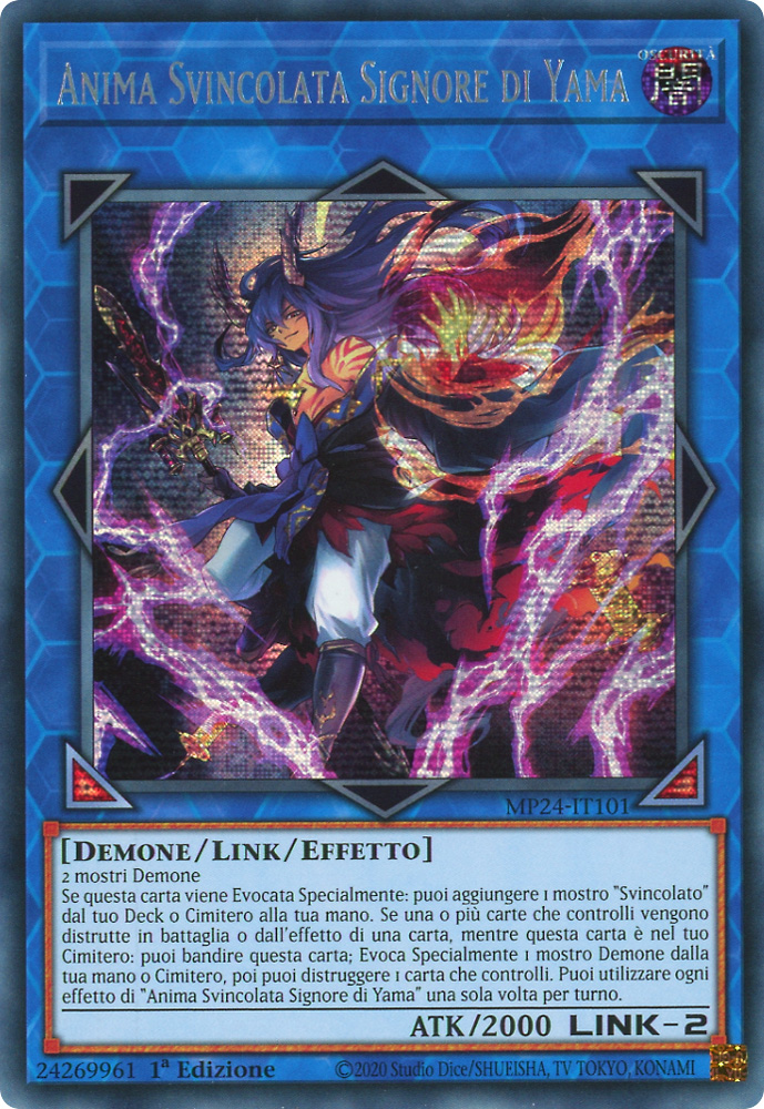 MP24-IT101 Anima Svincolata Signore di Yama rara segreta prismatica 1a Edizione (IT) -NEAR MINT-