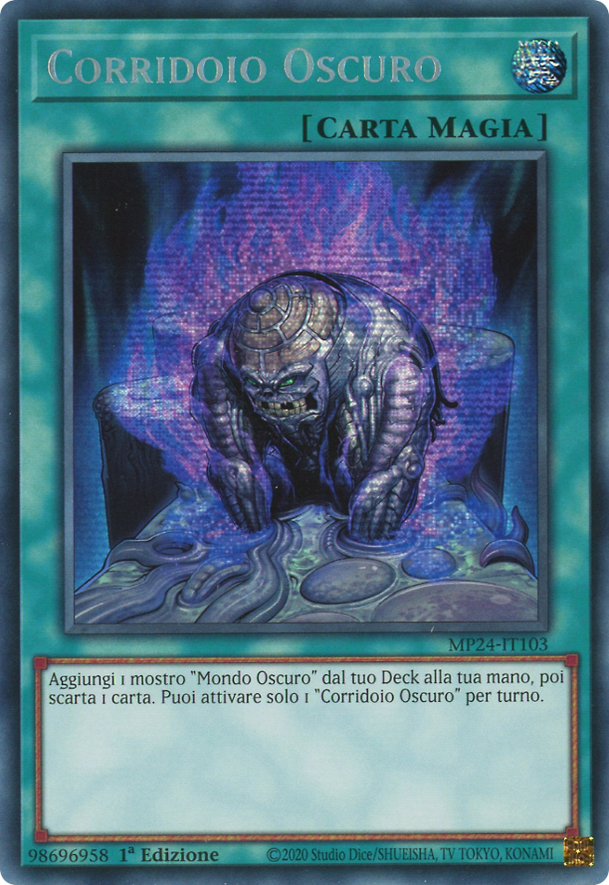 MP24-IT103 Corridoio Oscuro rara segreta prismatica 1a Edizione (IT) -NEAR MINT-