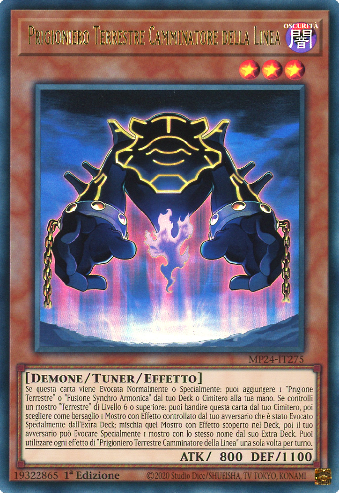 MP24-IT275 Prigioniero Terrestre Camminatore della Linea ultra rara 1a Edizione (IT) -NEAR MINT-