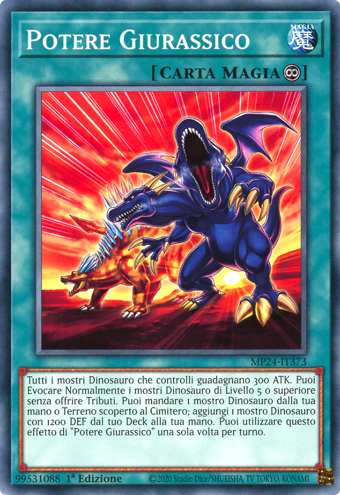 MP24-IT373 Potere Giurassico comune 1a Edizione (IT) -NEAR MINT-