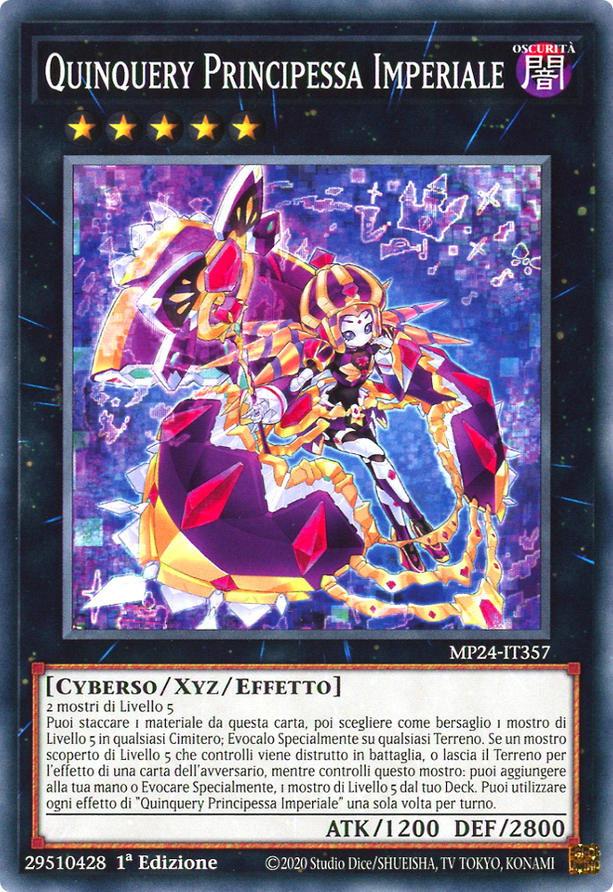 MP24-IT357 Quinquery Principessa Imperiale comune 1a Edizione (IT) -NEAR MINT-
