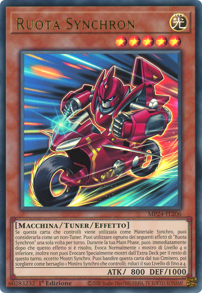 MP24-IT206 Ruota Synchron ultra rara 1a Edizione (IT) -NEAR MINT-
