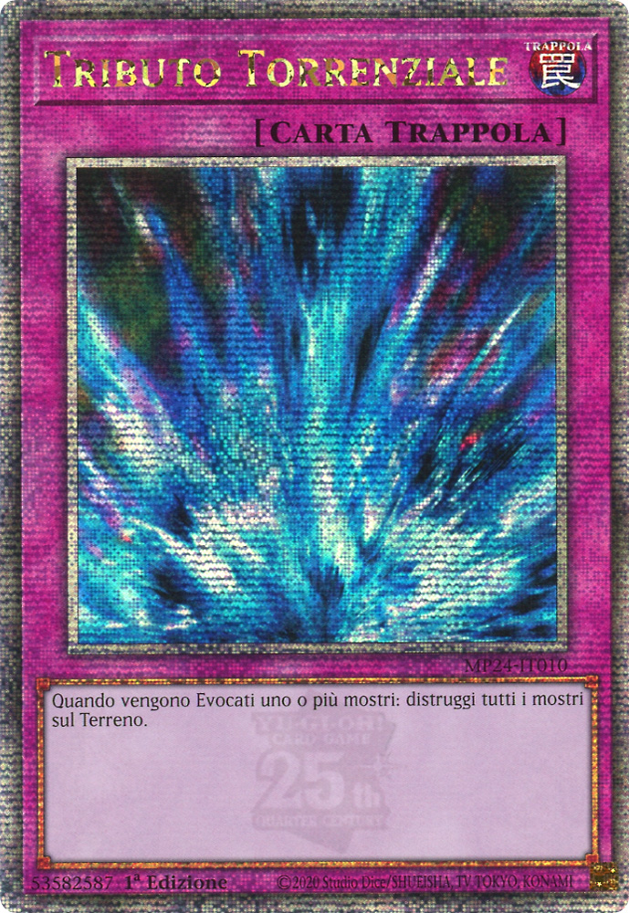 MP24-IT010 Tributo Torrenziale rara segreta quarto di secolo 1a Edizione (IT) -NEAR MINT-