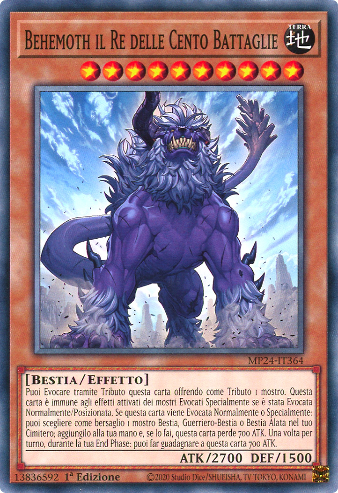 MP24-IT364 Behemoth il Re delle Cento Battaglie comune 1a Edizione (IT) -NEAR MINT-