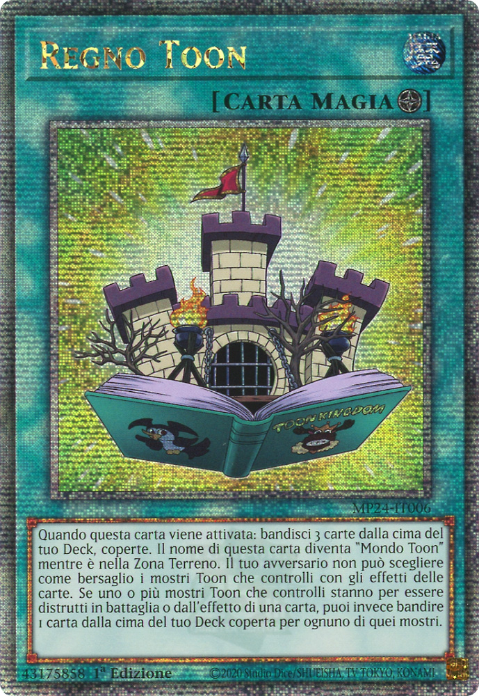 MP24-IT006 Regno Toon rara segreta quarto di secolo 1a Edizione (IT) -NEAR MINT-