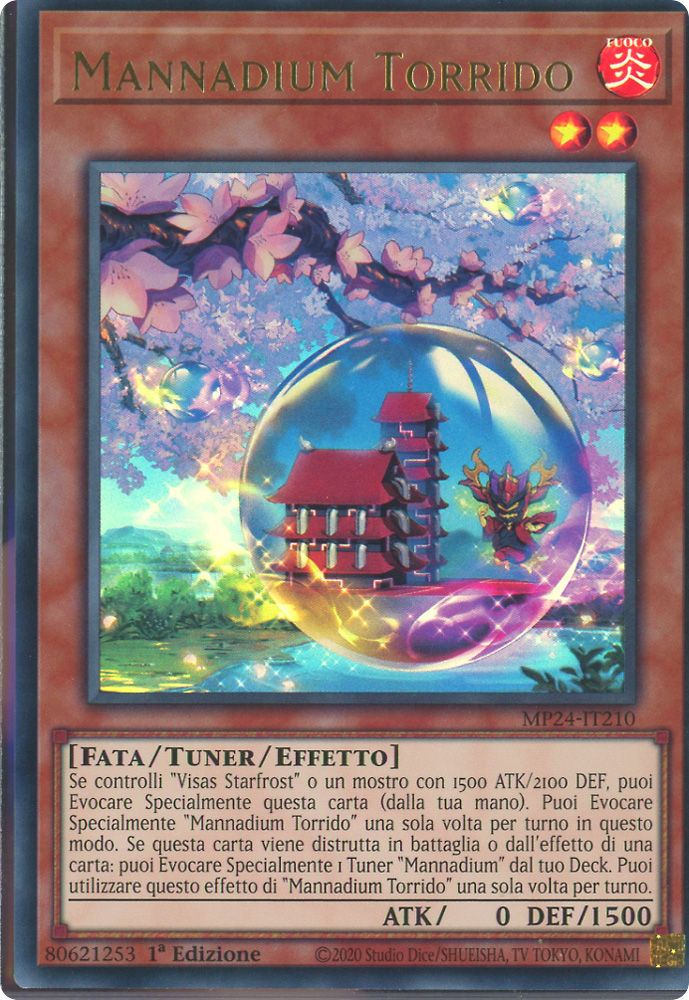 MP24-IT210 Mannadium Torrido ultra rara 1a Edizione (IT) -NEAR MINT-