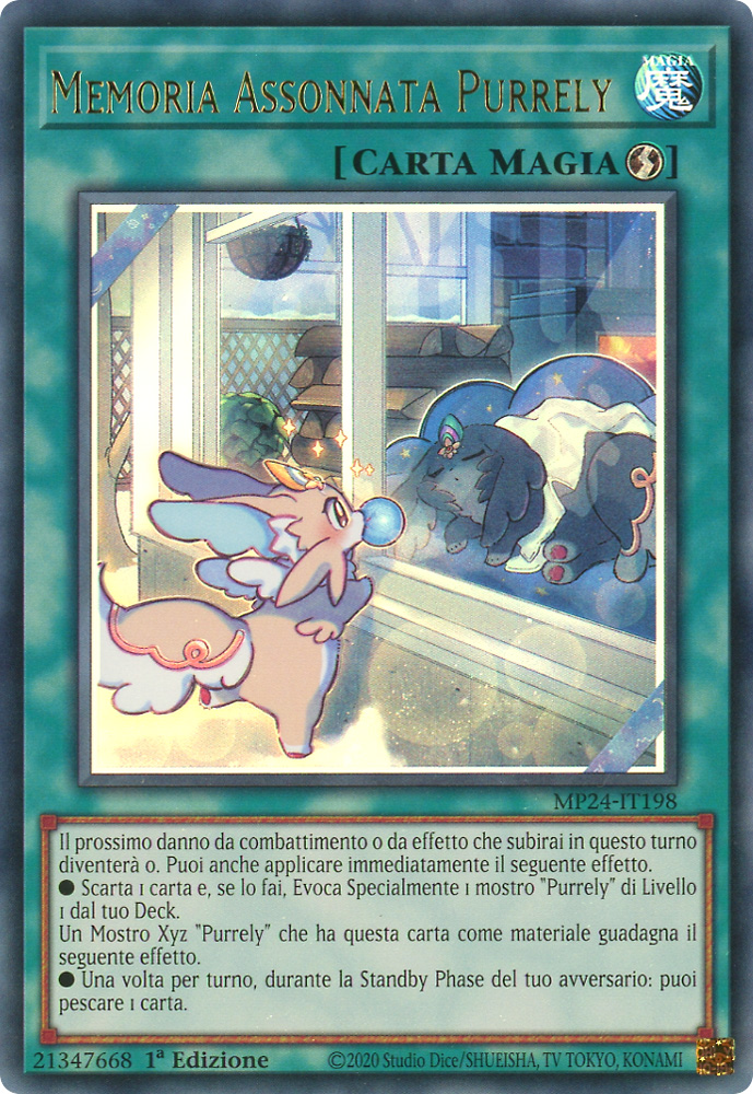 MP24-IT198 Memoria Assonnata Purrely ultra rara 1a Edizione (IT) -NEAR MINT-