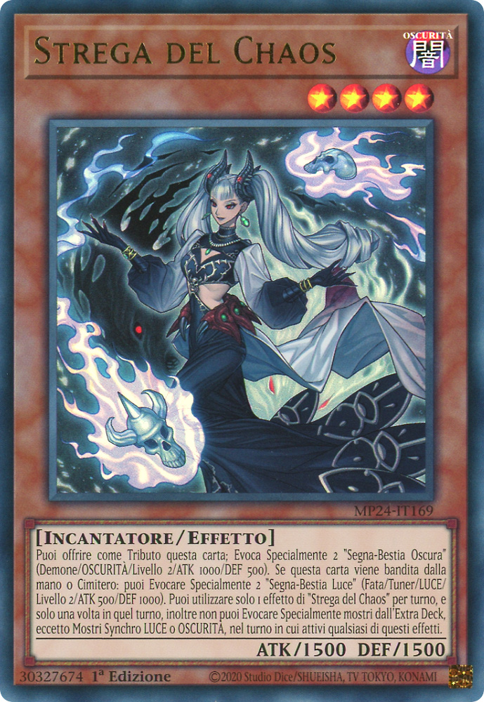 MP24-IT169 Strega del Chaos ultra rara 1a Edizione (IT) -NEAR MINT-