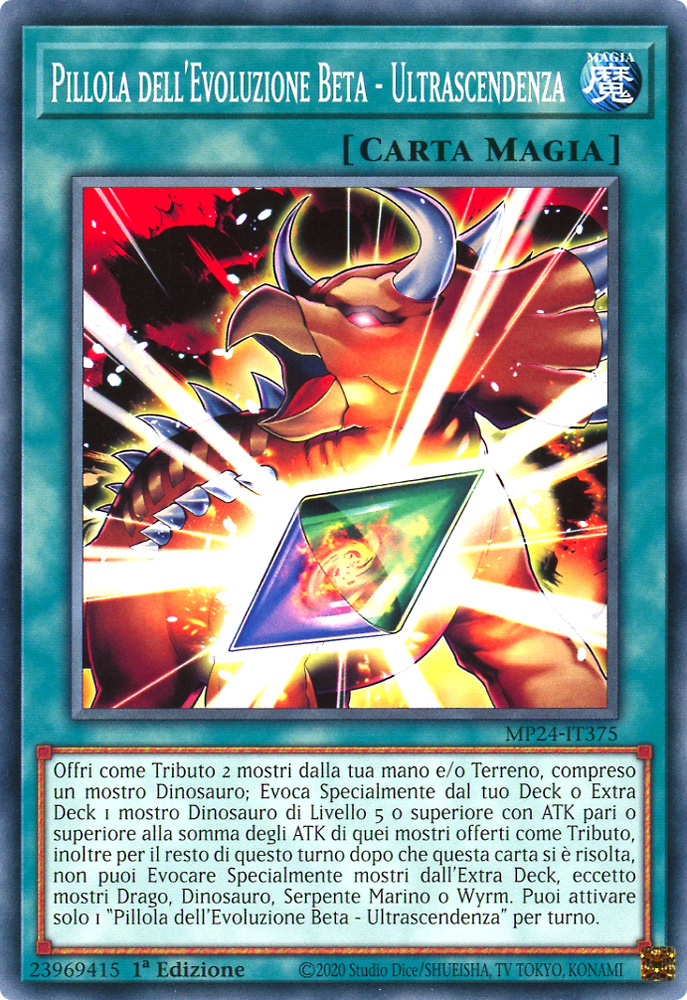 MP24-IT375 Pillola dell'Evoluzione Beta - Ultrascendenza comune 1a Edizione (IT) -NEAR MINT-