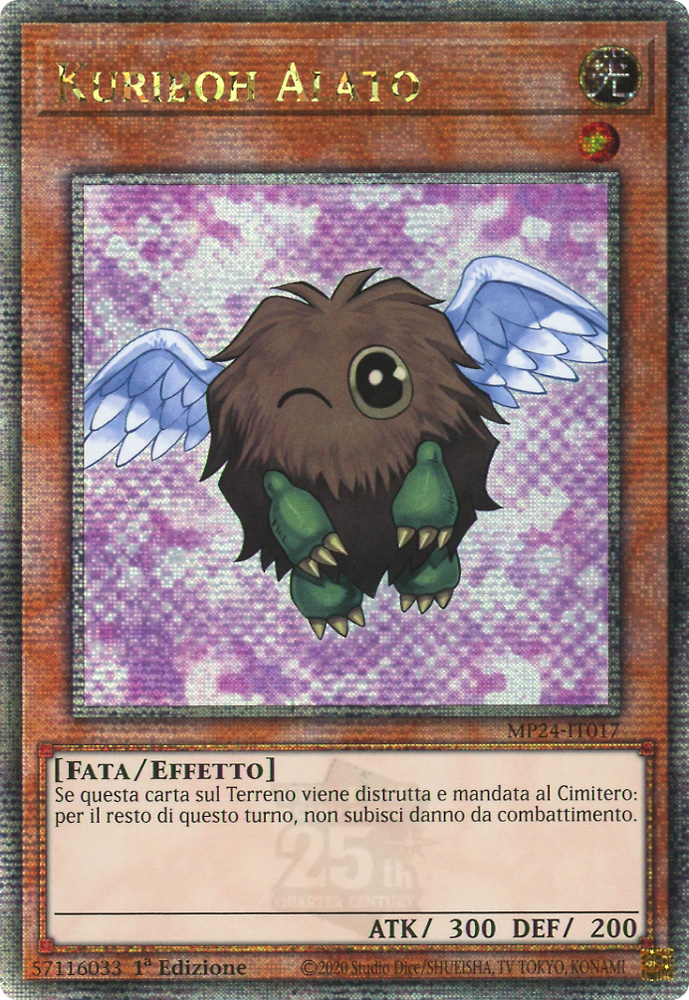 MP24-IT017 Kuriboh Alato rara segreta quarto di secolo 1a Edizione (IT) -NEAR MINT-