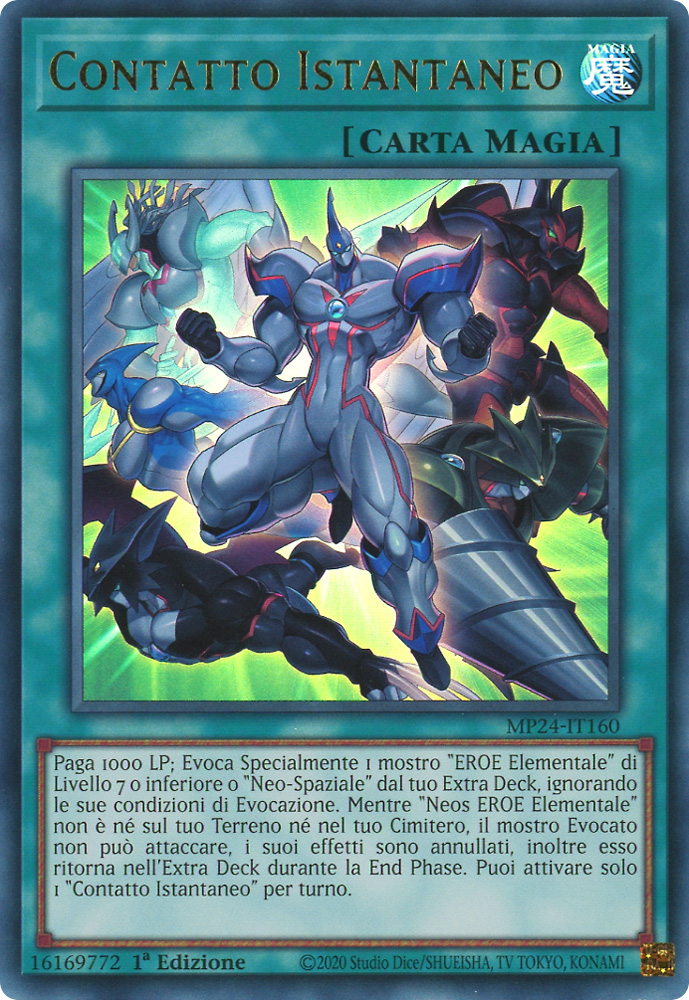 MP24-IT160 Contatto Istantaneo ultra rara 1a Edizione (IT) -NEAR MINT-