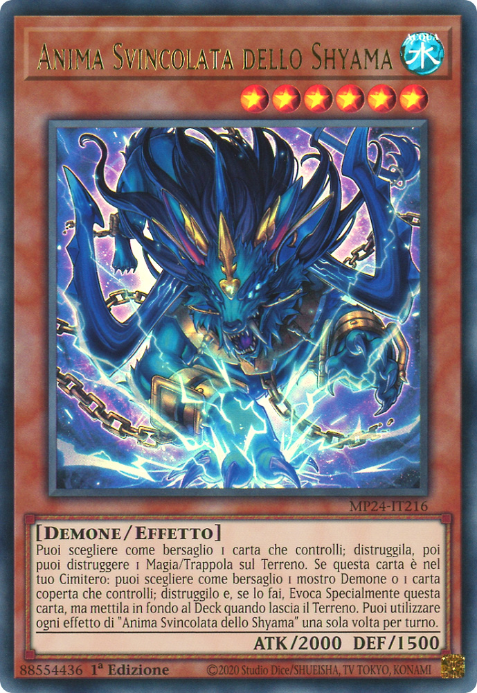 MP24-IT216 Anima Svincolata dello Shyama ultra rara 1a Edizione (IT) -NEAR MINT-