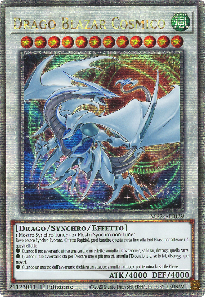 MP24-IT029 Drago Blazar Cosmico rara segreta quarto di secolo 1a Edizione (IT) -NEAR MINT-