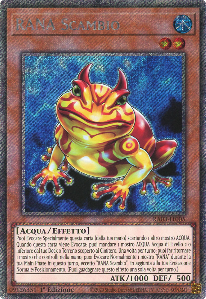 RA03-IT005 RANA Scambio Platinum Segreta 1a Edizione (IT) -NEAR MINT-