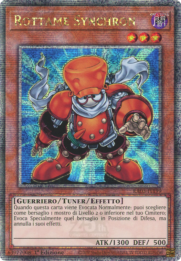 RA03-IT199 Rottame Synchron Rara Segreta Quarto di Secolo 1a Edizione (IT) -NEAR MINT-