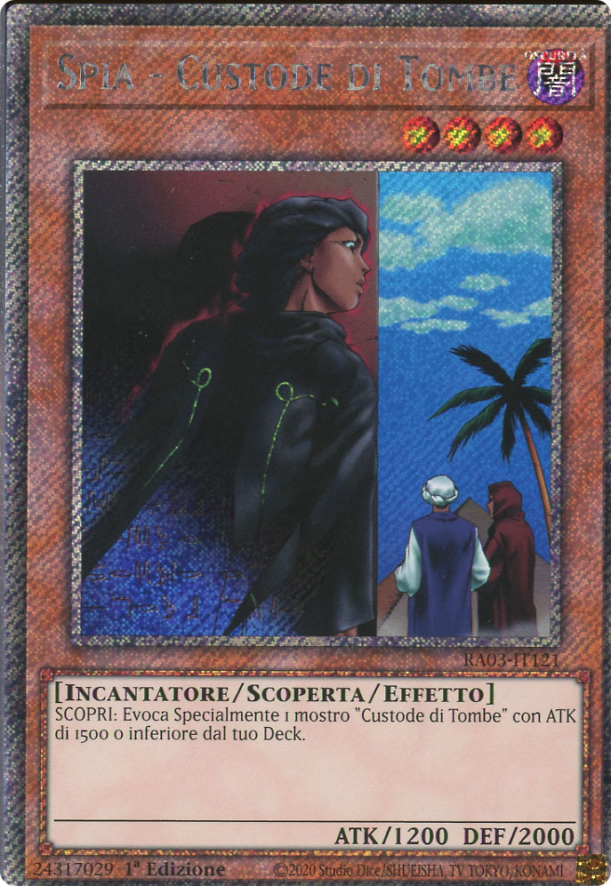 RA03-IT121 Spia - Custode di Tombe Platinum Segreta 1a Edizione (IT) -NEAR MINT-