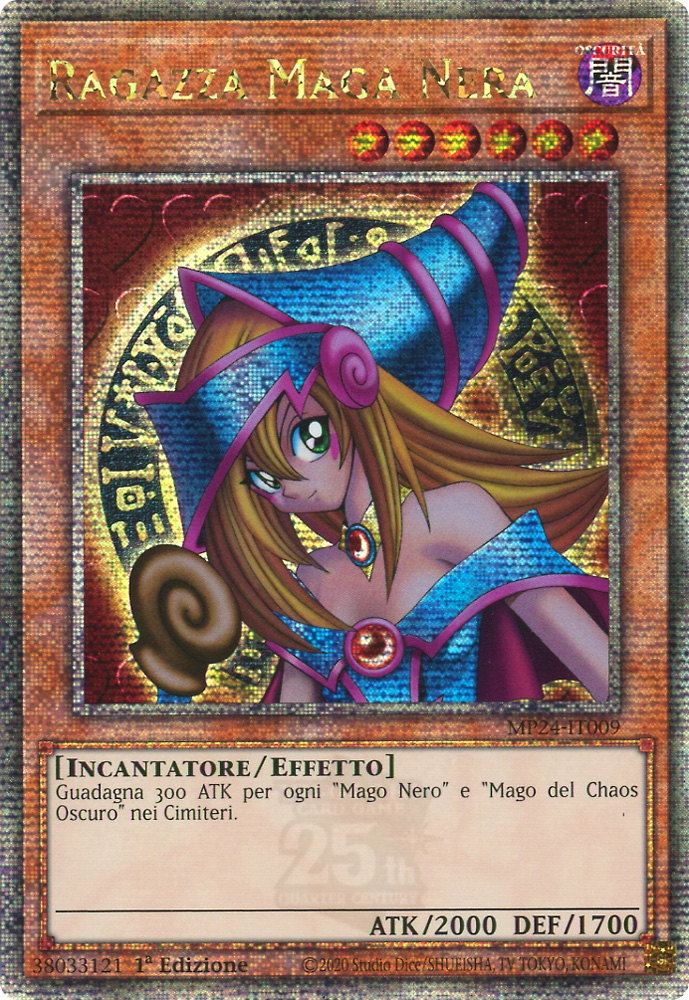MP24-IT009 Ragazza Maga Nera rara segreta quarto di secolo 1a Edizione (IT) -NEAR MINT-