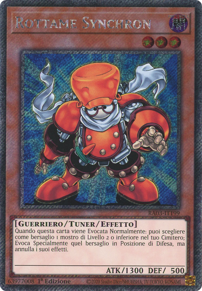 RA03-IT199 Rottame Synchron Platinum Segreta 1a Edizione (IT) -NEAR MINT-