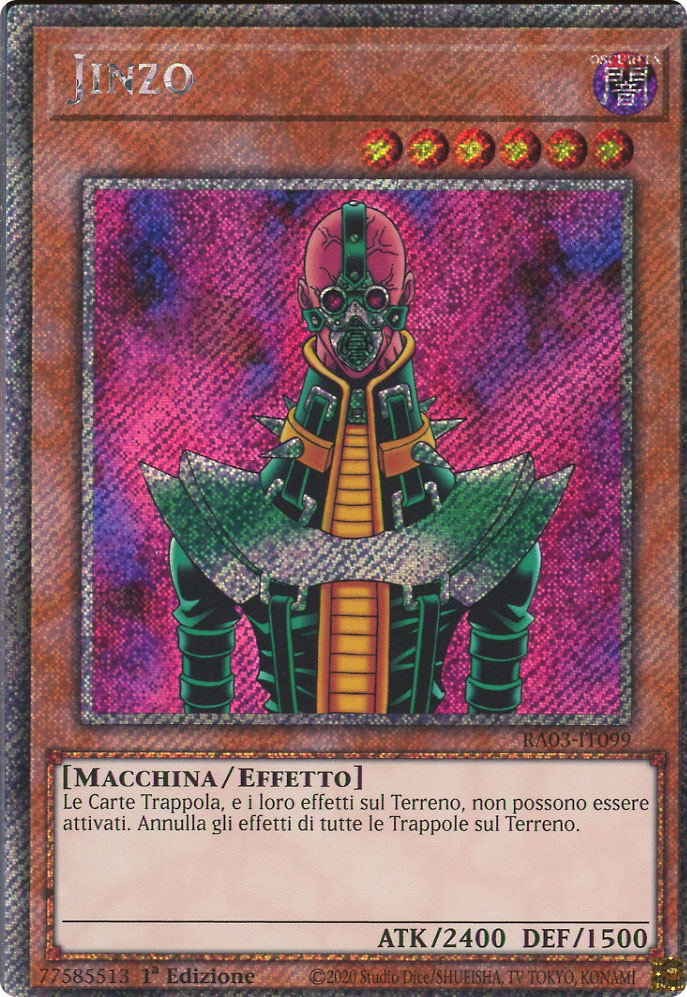RA03-IT099 Jinzo Platinum Segreta 1a Edizione (IT) -NEAR MINT-