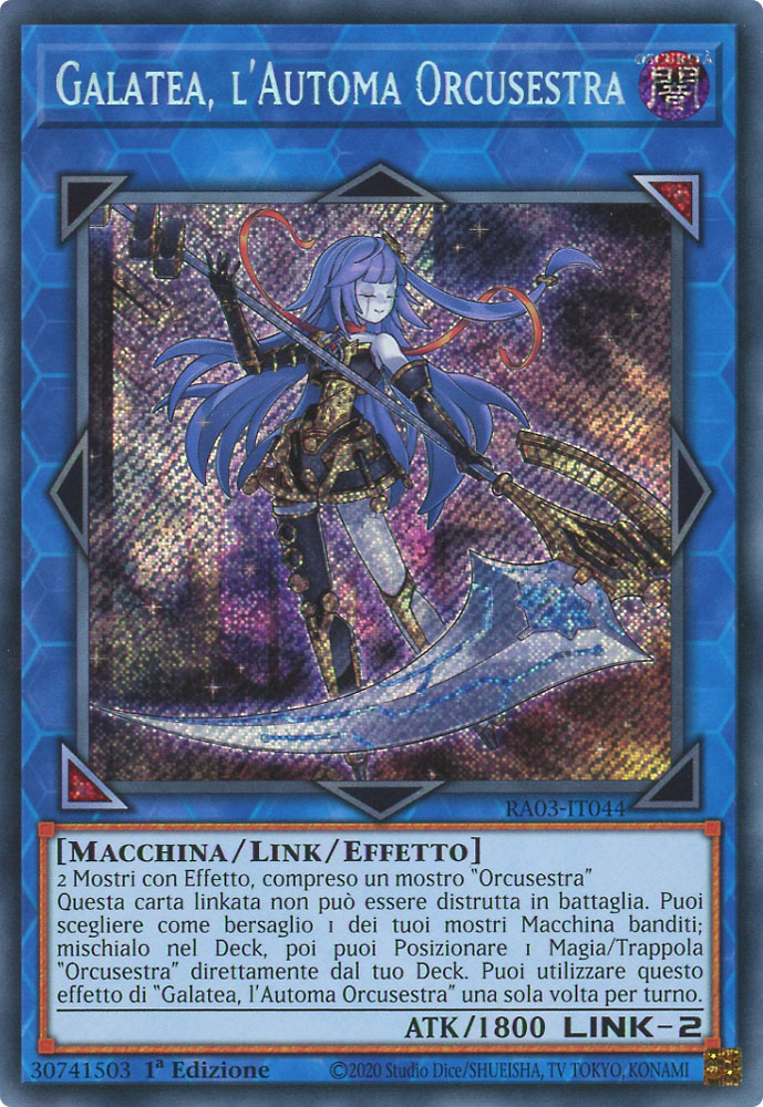 RA03-IT044 Galatea, L'Automa Orcusestra Rara Segreta 1a Edizione (IT) -NEAR MINT-