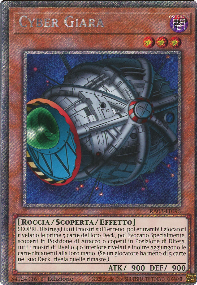 RA03-IT095 Cyber Giara Platinum Segreta 1a Edizione (IT) -NEAR MINT-