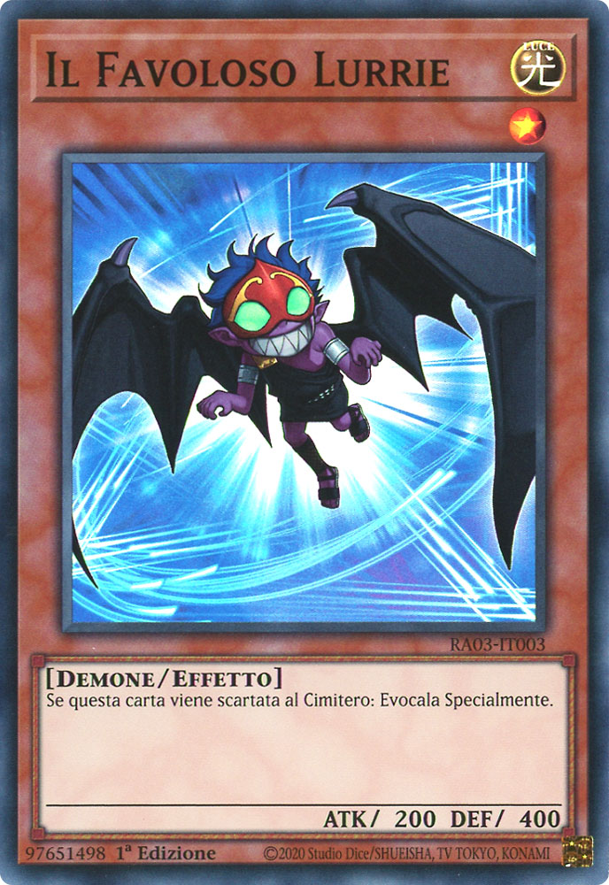 RA03-IT003 Il Favoloso Lurrie Super Rara 1a Edizione (IT) -NEAR MINT-