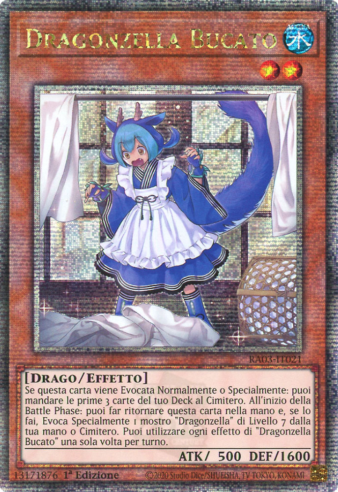 RA03-IT021 Dragonzella Bucato Rara Segreta Quarto di Secolo 1a Edizione (IT) -NEAR MINT-