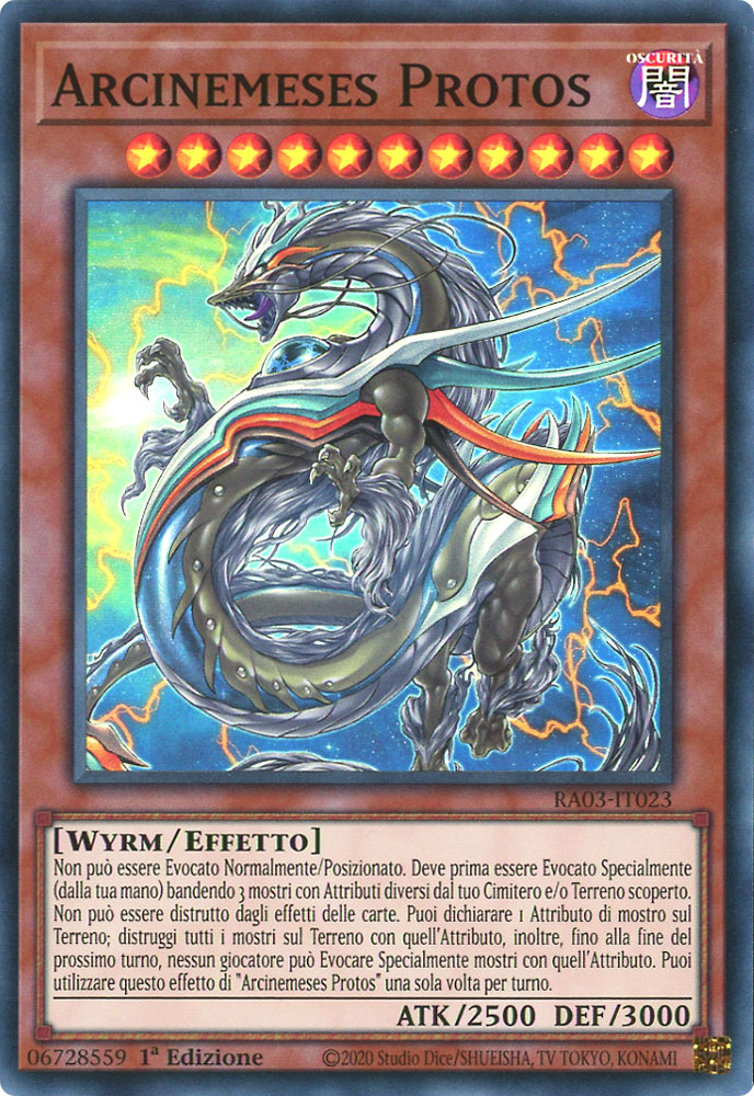 RA03-IT023 Arcinemeses Protos Super Rara 1a Edizione (IT) -NEAR MINT-