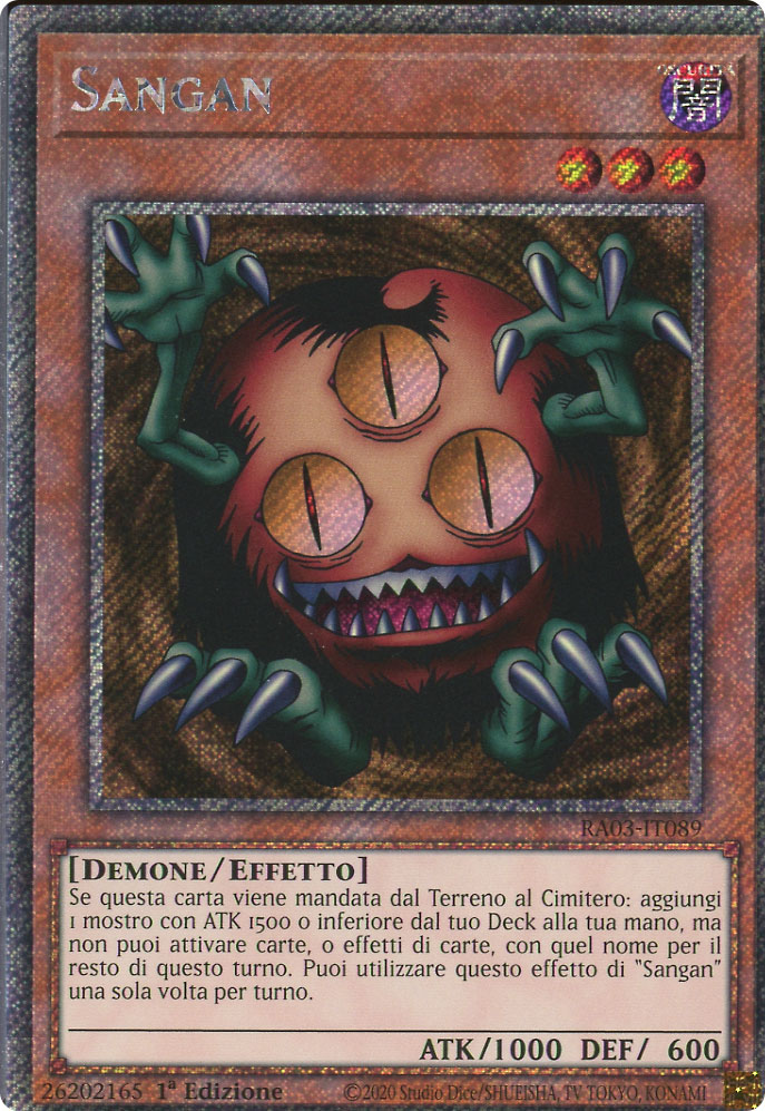 RA03-IT089 Sangan Platinum Segreta 1a Edizione (IT) -NEAR MINT-