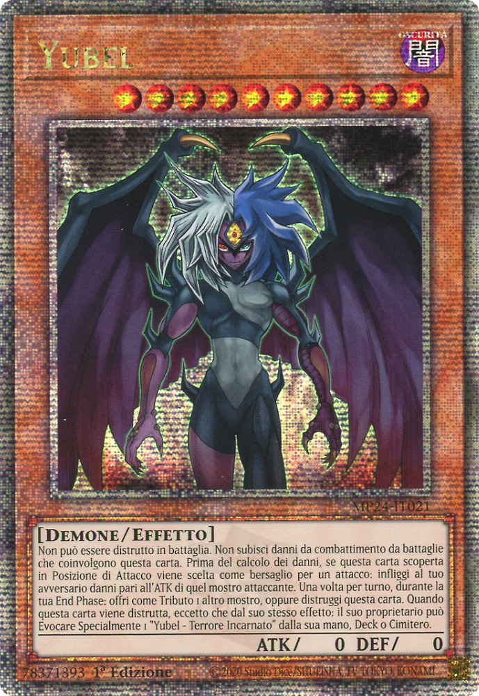 MP24-IT021 Yubel rara segreta quarto di secolo 1a Edizione (IT) -NEAR MINT-