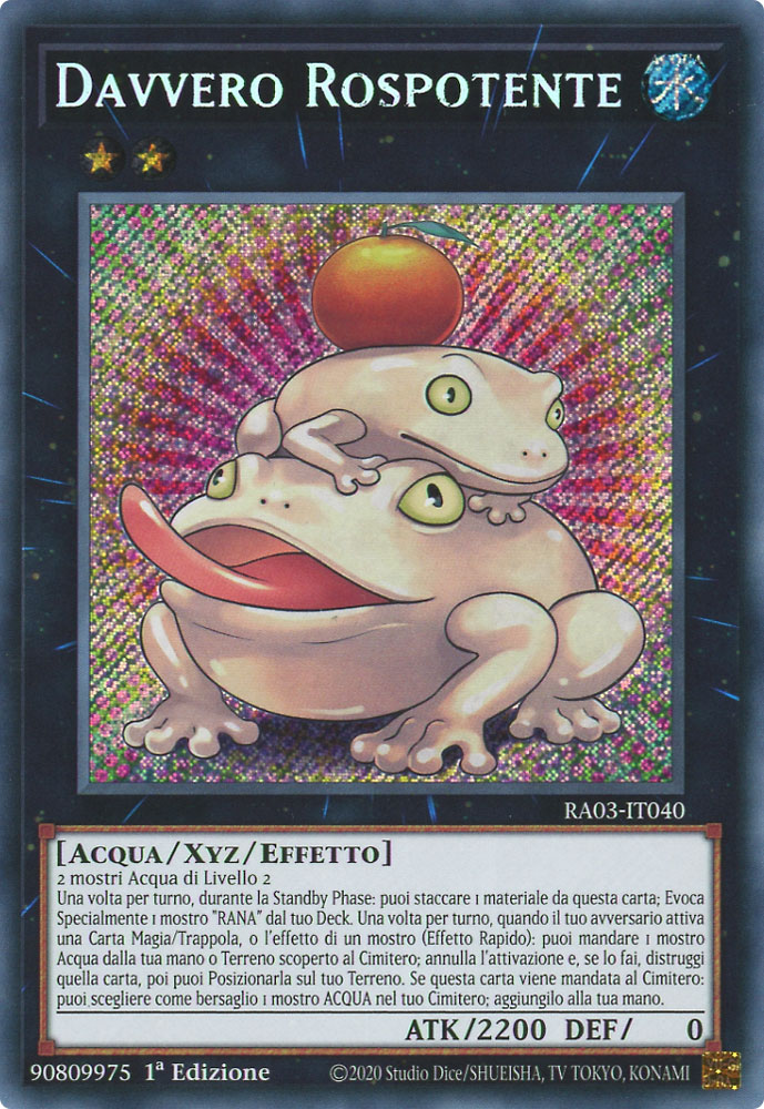 RA03-IT040 Davvero Rospotente Rara Segreta 1a Edizione (IT) -NEAR MINT-