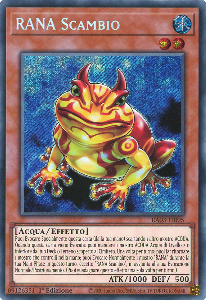 RA03-IT005 RANA Scambio Rara Segreta 1a Edizione (IT) -NEAR MINT-