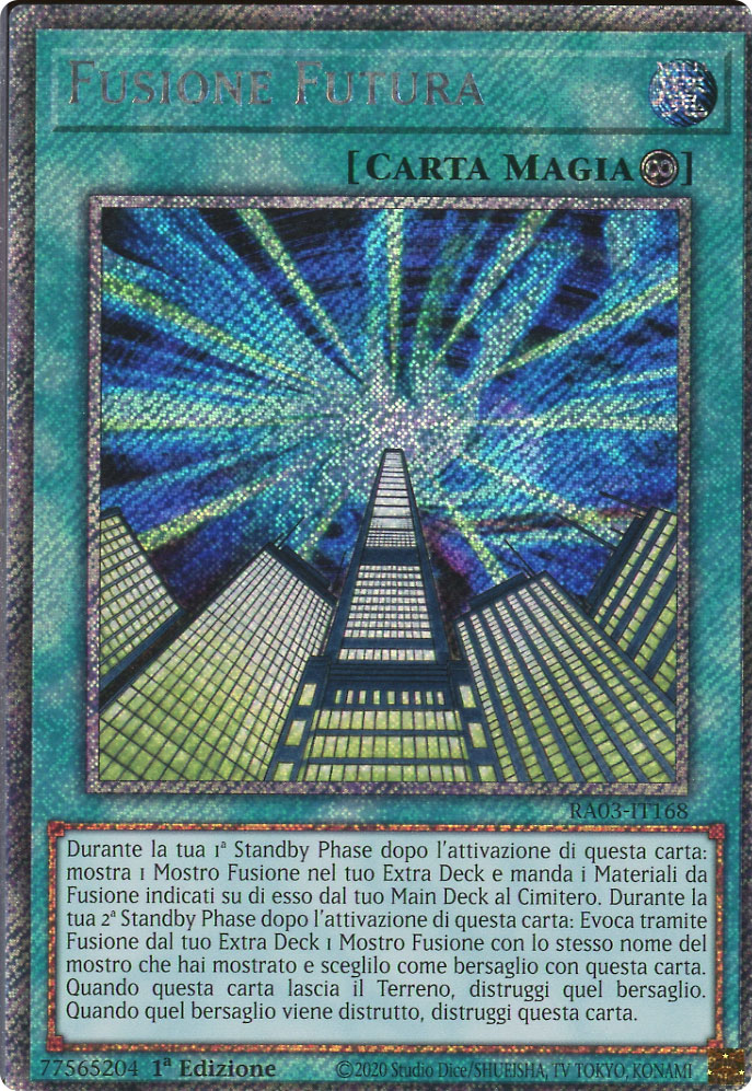 RA03-IT168 Fusione Futura Platinum Segreta 1a Edizione (IT) -NEAR MINT-