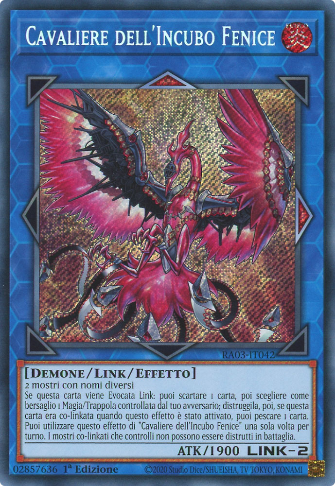 RA03-IT042 Cavaliere dell'Incubo Fenice Rara Segreta 1a Edizione (IT) -NEAR MINT-