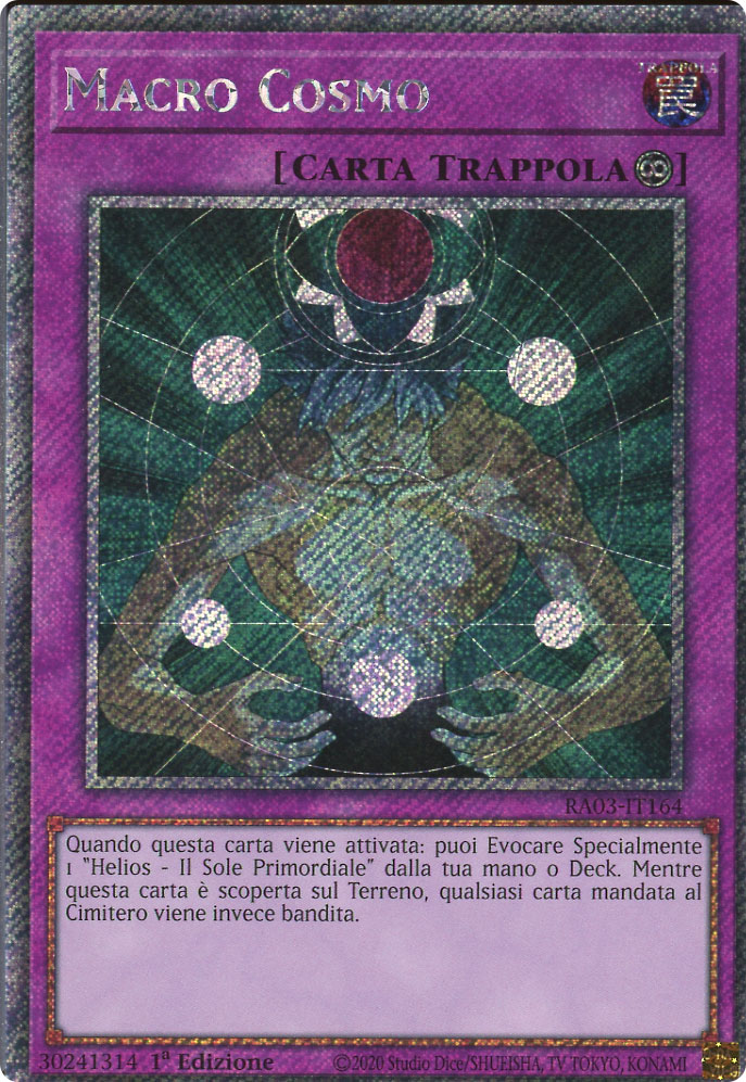 RA03-IT164 Macro Cosmo Platinum Segreta 1a Edizione (IT) -NEAR MINT-