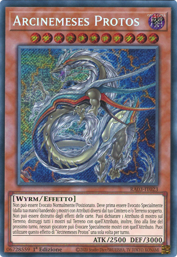 RA03-IT023 Arcinemeses Protos Rara Segreta 1a Edizione (IT) -NEAR MINT-