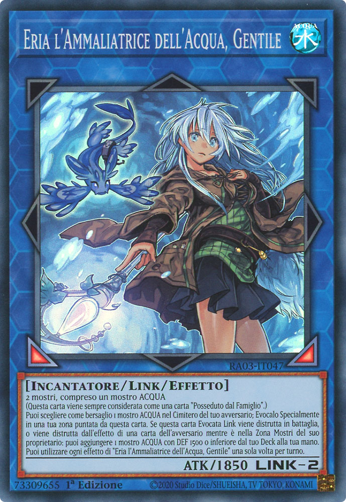 RA03-IT047 Eria l'Ammaliatrice dell'Acqua, Gentile Super Rara 1a Edizione (IT) -NEAR MINT-