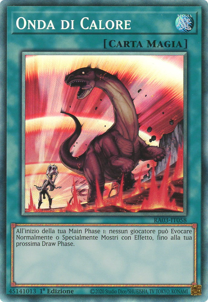 RA03-IT058 Onda di Calore Rara Collector 1a Edizione (IT) -NEAR MINT-