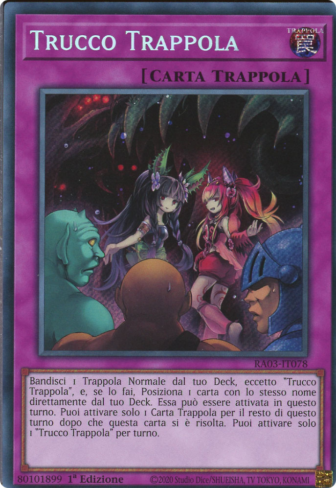 RA03-IT078 Trucco Trappola Rara Segreta 1a Edizione (IT) -NEAR MINT-