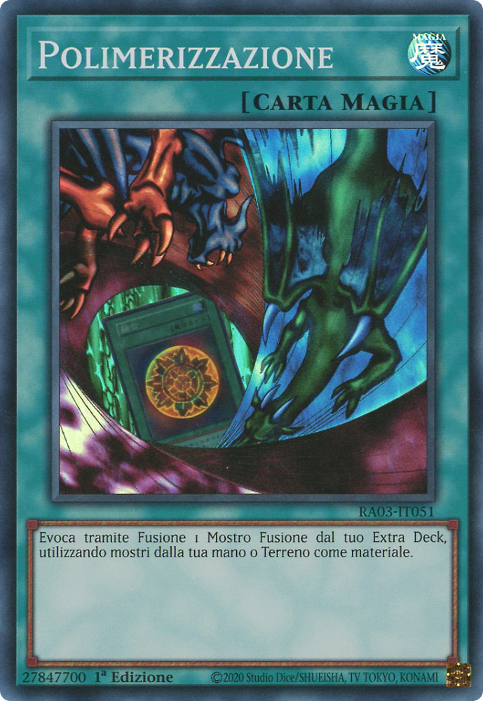 RA03-IT051 Polimerizzazione Super Rara 1a Edizione (IT) -NEAR MINT-