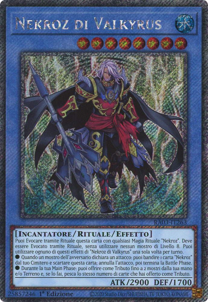 RA03-IT263 Nekroz di Valkyrus Platinum Segreta 1a Edizione (IT) -NEAR MINT-