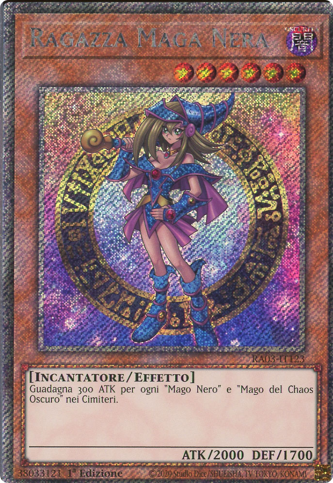 RA03-IT123 Ragazza Maga Nera (Versione Alternativa) Platinum Segreta 1a Edizione (IT) -NEAR MINT-