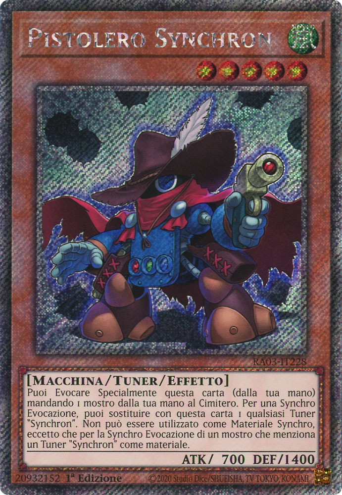 RA03-IT228 Pistolero Synchron Platinum Segreta 1a Edizione (IT) -NEAR MINT-